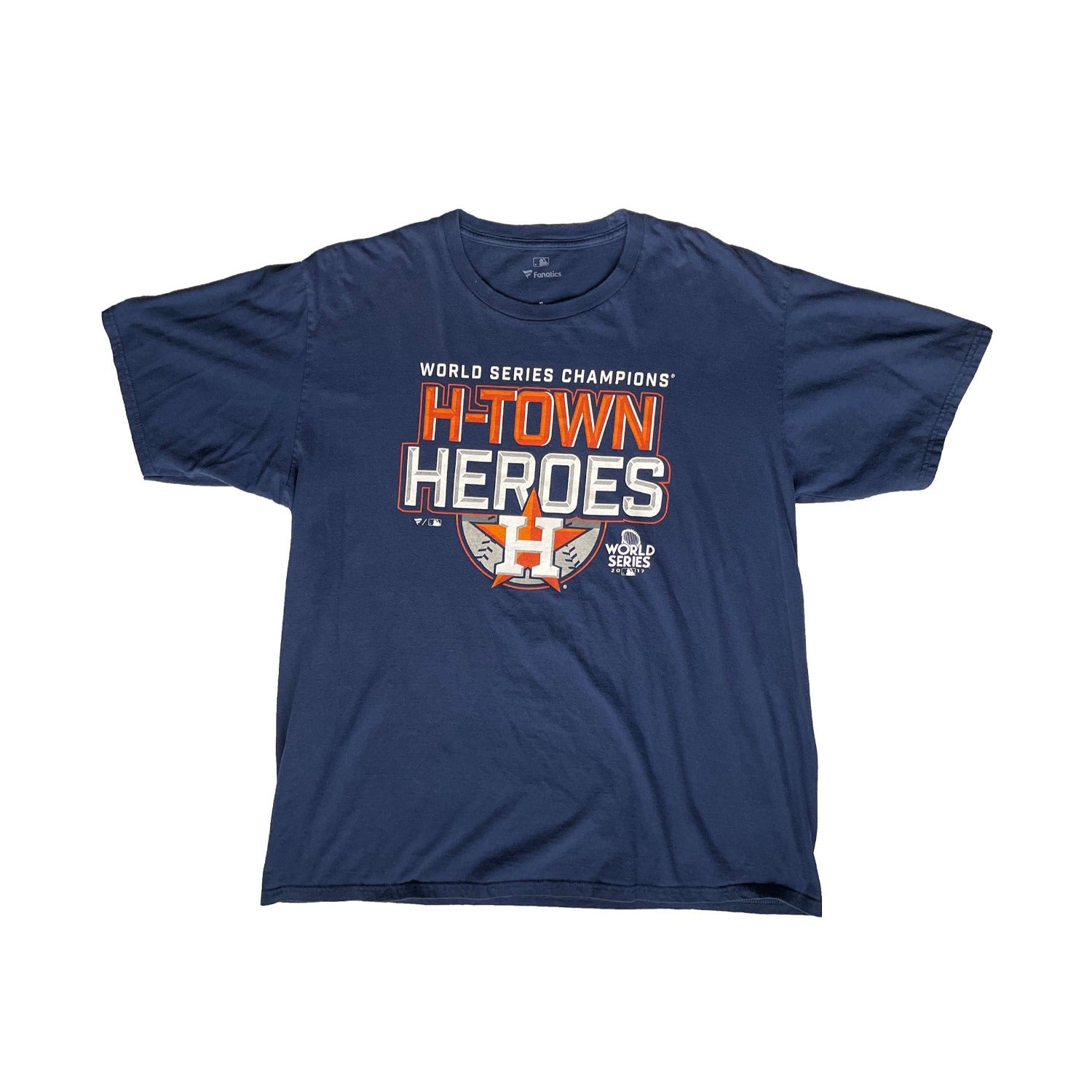 Houston Astros: 2017 World Series Champions T-Shirt, Youth Size M, Color  Blue